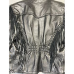 Women's Mega Force Leather Jacket Black Size 14 Photo 4