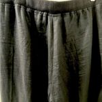 Neiman Marcus  black 💯 linen drawstring waist wide leg pants. Pockets. Size 10. Photo 4