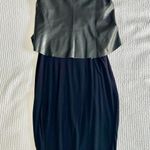 Bailey 44 bird of paradise popover sleeveless sheath leather top dress  Photo 2