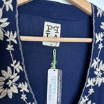 PPLA  Clothing Boho Blue Maxi Dress NWT Medium Photo 3