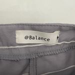 Balance Collection  Gray Striped Romper wrap front V neck. Photo 1