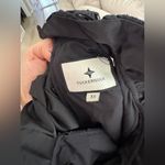 Tuckernuck  Guipure Lace Blythe Dress bow mini sleeveless black tie ruffle neck Photo 7