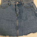 Brandy Melville Jean Skirt Blue Photo 0