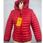 NWT Save the Duck Vicky Tango Red Puffer Jacket Sz 1 Small $198 Photo 5