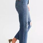 Levi's Women's 25x27 Ribcage Ankle Straight Jean Feeling Seen Medium Wash Photo 2