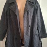 Relativity  XL Women's Double-Breasted Gray Coat Photo 9