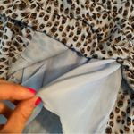 Reiss  Size 4 Short Sleeve Light Blue Printed Floral Dress Photo 6