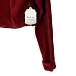 Altar'd State NWT Altar’d State Ribbed Cropped Top Womens S Rust Cozy Casual Long Sleeve Photo 3