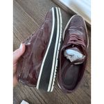 Prada  Women’s Derby Red Leather Morgue Shoes 38.5 US Sz 8 Photo 5