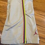 Jordan VINTAGE Womens TRACK Pants Large/Medium Tan, Red, Green, Yellow Dri-Fit Photo 5