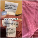 Newport News DARK MAUVE PINK BOOT CUT SUEDE TROUSERS (8) Photo 11