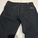 7 For All Mankind women’s standard straight leg size 31 black jean Photo 11