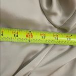 Babaton Aritzia Hyde Satin Matte Pearl Mini Wrap Dress Womens Size medium Photo 8