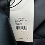 Shan Sofia Sheath Mini Dress Square Neck Anthracite Black 3D Jersey NWT Size 10 Photo 12