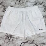 Champion  | Shorts Athletic Elastic Waist Drawstring Logo | White | Women | L Photo 0