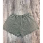 Aerie Womens Lounge Shorts, Large, Olive Green, Elastic Waistband, Casual NWT Photo 2