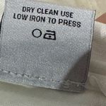 Per Se  by‎ Carlisle Ivory Linen Blend Blazer Size 14 Single Button Notch Collar Photo 8