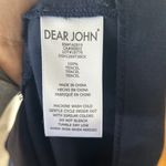 Dear John NWT  Kristen Navy Loose Boxy Fit Short Sleeve V-Neck Blouse Photo 5