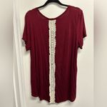 French Pastry Burgundy Elephant Graphic Tee Photo 2