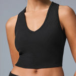 Alo Yoga  Goddess Ribbed Racerback Tank Size small Photo 0