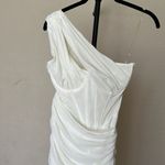House Of CB    'Valentina' Ivory white‎ Asymmetric Cutout Midi Dress NWOT Size S Photo 12