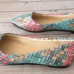 Pastel Woven Flats, Size 7 Multiple Photo 0