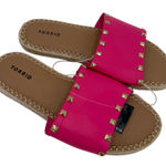 Torrid  Hot Pink Studded Slides Sandals New with tags Size 9 Photo 0