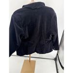 Eloquii 97% Cotton Black Velvet One Button Jacket Blazer Women’s Size 16 Photo 10