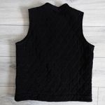 Chico's  Travelers Vintage Black Diamond Quilted Vest Size 1 Medium Photo 1