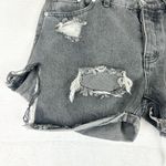 One Teaspoon  Chargers Low Waist Denim Shorts Size 29 Gray Long Line Medium Rise Photo 2