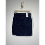 Levi's Made & Crafted Button Front High Rise Denim Skirt Size 27 Handloom Photo 3