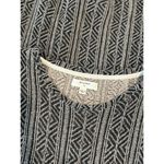 Billy Reid  Mens Sweater Gray Crew Neck Aztec Italian Pullover Tribal Boho Small Photo 2