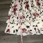 Love Shack Fancy NWT  Beige Cottagecore Sutton Assymetrical Floral Ruffle Minidress Photo 11