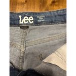 Lee  Women Relaxed Fit High Rise  Cut Off Blue Denim Shorts 6 M Photo 3