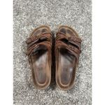 Birkenstock Granada Soft Footbed Strappy Slip on Sandal Brown Women's 6/6.5 37 Photo 4