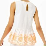 Lilly Pulitzer  Lilliana Textured Perforated Blouse Photo 1