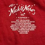 Nick & Nora  Sock Monkey Footie Adult Christmas PJs Photo 3