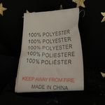 Glamorous Curve Black Gold Star Chiffon Sheer Long Sleeve Cover Up Blouse Top 20 Size undefined Photo 4