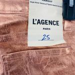 L'Agence NEW L’Agence Margot High Rise Skinny Petal & Light Rose Gold Foil Jeans Size 25 Photo 11