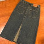 Urban Revivo Long Denim Skirt Blue Size 6 Photo 2