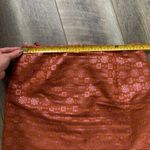 J.Crew  Brocade Metallic Mini Skirt Copper Rust Medallion Size 4 Photo 5