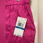 Michael Kors NWT  Wide Leg Front Tie Pants Hot Pink Size XL Photo 9