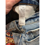 Moussy Vintage Denim Cutoff Shorts Frayed Hem High Rise Light Wash Size 0 Blue Photo 5