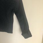 Anthropologie Elevenses  blue stripe pattern blazer Photo 4