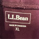 L.L. Bean maroon mock neck turtleneck top‎ size XL unisex size basics winter Purple Photo 3