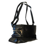 AZA Gothic Heart Bat Wing Backpack Black Lace Trim Faux Leather Mini Bag Purse Photo 9