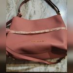 Michael Kors Portia Large Saffiano Pale Pink Leather Shoulder Bag Photo 6