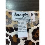 Joseph A  Qu'est-Ce Que Animal Print Stretch Top 3/4 Sleeves Office Comfort Date Photo 5