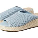 Eileen Fisher Tali Blue Tan Espadrilles Wedges Shoes Photo 0