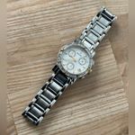 Bulova Chronograph Diamond Ladies Watch Pearl Dial Two-Tone Bracelet Case Photo 6